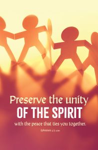 General - Unity - Ephesians 4:3 (CEB) - Pkg 100 - Standard Bulletin