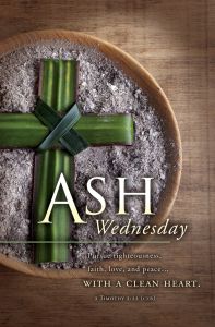 Ash Wednesday - Pursue Righteousness, 2 Tim. 2:22 (CEB) - Pkg 100 - Standard Bulletin 