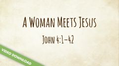 Inspire! Video Download - A Woman Meets Jesus (John 4:1-42)