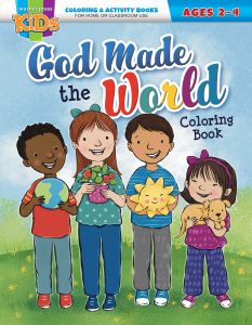 God Made the World-General-Ages 2-4-Coloring/Activity Book