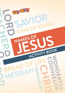 General Activity Book - Names of Jesus - itty-bitty Activity Book 