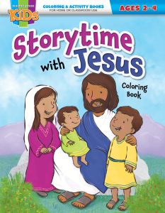 Easter Coloring/Activity Book - Storytime with Jesus - Ages 2-4