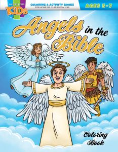 Easter Coloring/Activity Book - Angels in the Bible - Ages 5-7