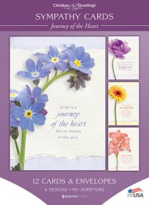 Sympathy - Journey of the Heart - NIV - Box of 12 - Assorted Boxed Greeting Cards