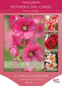 Mother's Day - Forever Faithful - KJV - Box of 12 - Assorted Boxed Greeting Cards