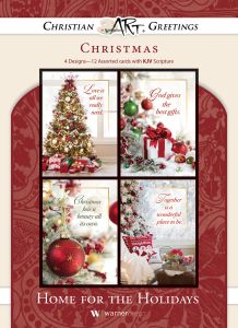 Christmas - Home for the Holidays - KJV - Box of 12 - Assorted Boxed Greeting Cards
