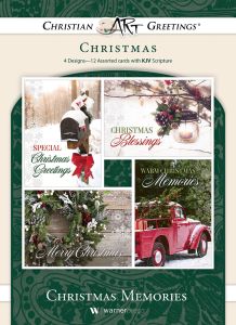Christmas - Christmas Memories - KJV - Box of 12 - Assorted Boxed Greeting Cards