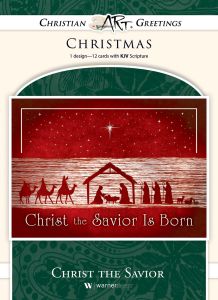 Christmas - Christ the Savior - KJV - Box of 12 - Solid Pack Boxed Greeting Cards