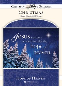 Christmas - Hope of Heaven - KJV - Box of 12 - Solid Pack Boxed Greeting Cards