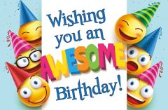 Birthday - Wishing You an Awesome Birthday! 2 Corinthians 9:15 (NIV®) - Pkg 25 - Postcard