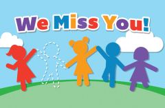 Postcard - Miss You - We Miss You!, Numbers 6:24 (NIV ) - Pkg 25 