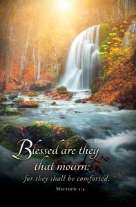 Funeral Standard Bulletin - Blessed are they that mourn