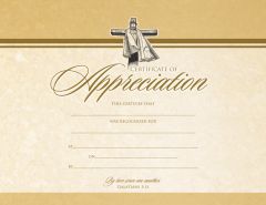 Appreciation Certificate / Premium, Gold Foil-Stamping