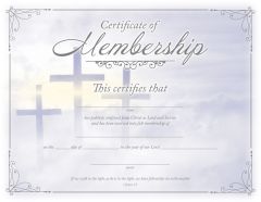 Certificate | Certificate of Membership | Embossed 11 x 8.5
