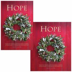 Christmas Bulletin - Hope (multiple size options)