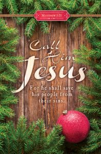 Standard Bulletin | Christmas | Call Him JESUS  