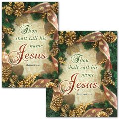 Christmas - Call his name Jesus - Bulletin - Multiple Sizes