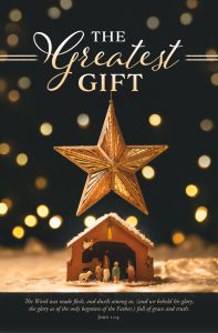 Christmas - The Greatest Gift, John 1:14 (KJV) - Pkg 100 - Standard Bulletin