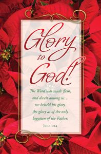 Christmas - Glory to God, John 1:14 (KJV) - Pkg 100 - Standard Bulletin