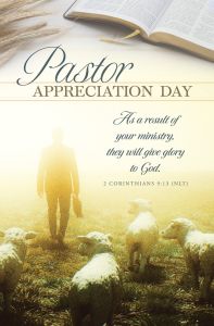 General-Pastor Appreciation; 2 Corinthians 9:13 (NLT)-Pkg 100-Standard Bulletin