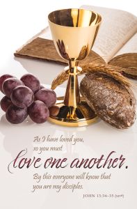 Communion - Love One Another, John 13:34-35 (NIV®) - Pkg 100 - Standard Bulletin