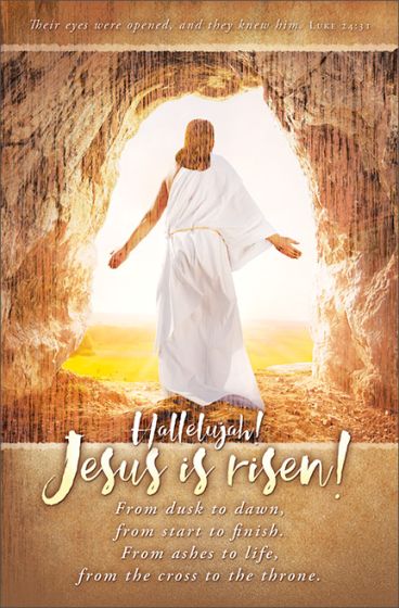 Easter Bulletin - Hallelujah! Jesus is Risen! - Warner Press