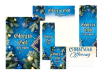 Christmas—Glory to God in the highest; Luke 2:14—Matching Set