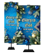Christmas—Glory to God in the highest; Luke 2:14—Banner