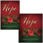 Advent Week 1 - Hope - Prepare ye the way - Bulletin - Multiple Sizes