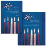 Advent Week 4 - Love, 1 John 4:9 (KJV) - Pkg 100 - Multiple Sizes
