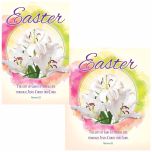 Easter Bulletin -Easter, Romans 6:23 (multiple size options)