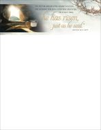 Easter - He Has Risen, Matthew 28:5-6 (NIV) - Pkg 100 - Letterhead