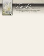 Easter - A New Life, Romans 6:4 (NIV) - Pkg 100 - Letterhead