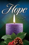 Advent—Hope; Psalm 38:15 (KJV)—Pkg 100—Standard Bulletin