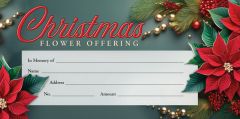 Christmas – Flower Offering – Offering Envelope