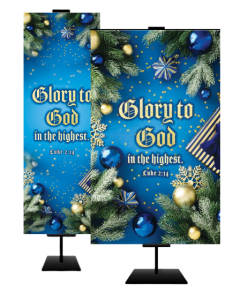 Christmas—Glory to God in the highest; Luke 2:14—Banner