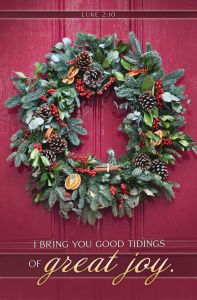 Christmas—I bring you good tidings; Luke 2:10—Pkg 100—Standard Bulletin