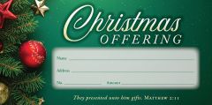 Christmas—They presented unto him gifts; Matt 2:11—Pkg 100—Offering Envelope