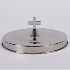Communion Bread Plate Cover Silver
