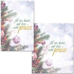 Advent - Love - Tree - Bulletin - Multiple Sizes
