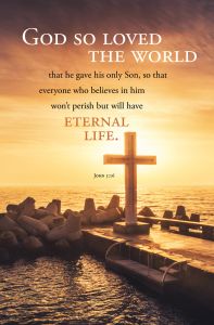 General - God So Loved the World, John 3:16 (CEB) - Pkg 100 - Standard Bulletin