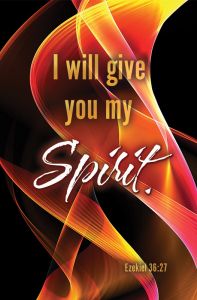 Pentecost - I will give you my spirit, Ezekiel 36:27 (CEB) - Pkg 100 - Standard Bulletin