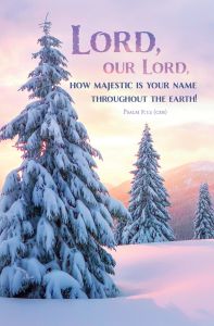 General - Majestic is Your Name - Psalm 8:1 (CEB) - Pkg 100 - Standard Bulletin 