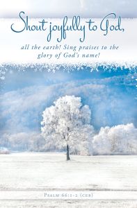 General – Shout Joyfully – Ps 66:1–2 (CEB) – Pkg 100 – Standard Bulletin 