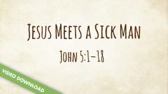 Inspire! Video Download - Jesus Meets a Sick Man (John 5:1-18)