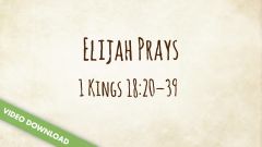 Inspire! Video Download - Elijah Prays (1 Kings 18:20-39)