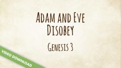 Inspire! Video Download - Adam and Eve Disobey (Genesis 3)