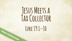 Inspire! Video Download - Jesus Meets a Tax Collector (Luke 19:1-10)