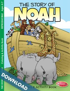 Coloring and Activity Book - General (4-7) Noah - Digital Download