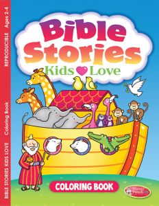 Coloring Book 16pg - General - Bible Stories Kids Loves (2-4) - Multiple Formats